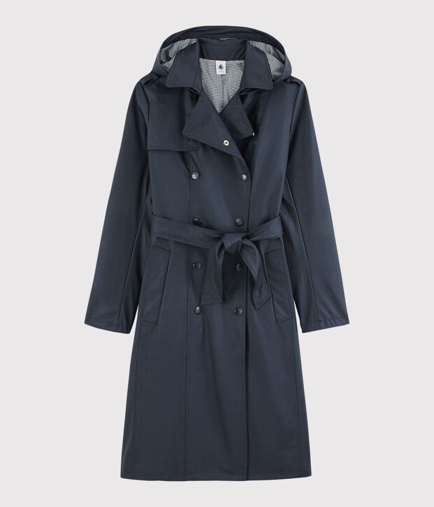 Gabardina con capucha de mujer SMOKING
