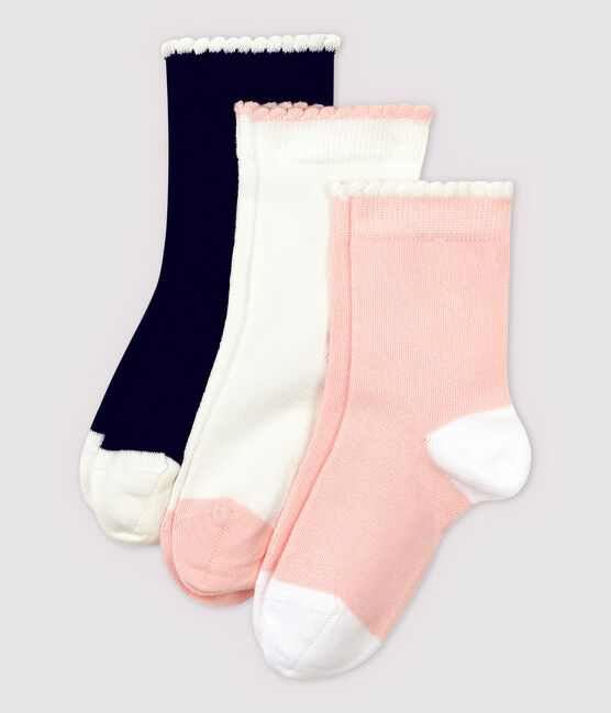Lote de 3 pares de calcetines de niña variante 1