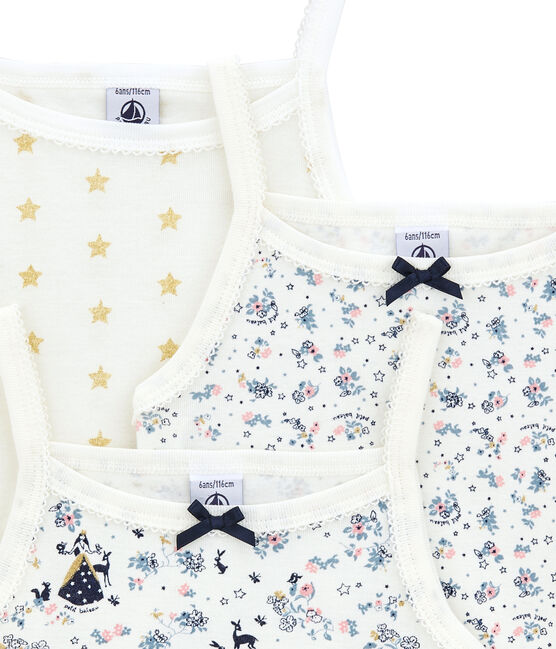 Pack de 3 camisetas de tirantes para niña variante 1