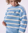 Jersey infantil de punto tricotado azul FLO/ MILK