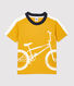 Camiseta de manga corta de algodón de niño