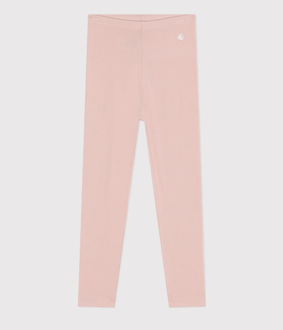 Leggings de punto y elastano para niña rosa SALINE