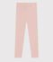Leggings de punto y elastano para niña rosa SALINE