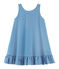 Vestido infantil para niña azul RIYADH/blanco MARSHMALLOW