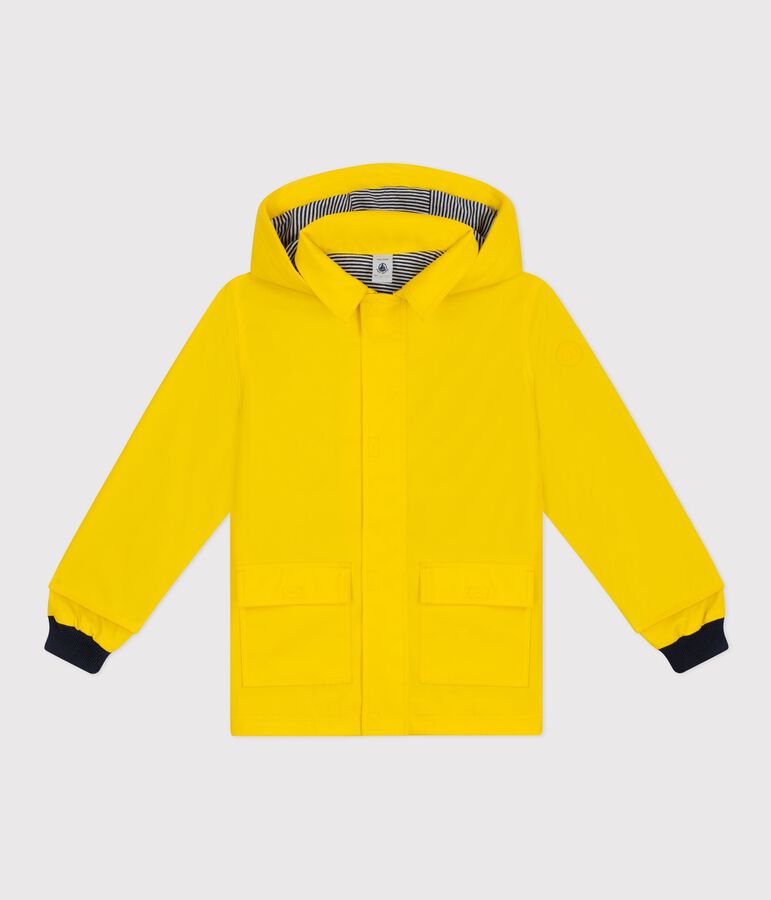 Chubasquero ic&oacute;nico infantil amarillo JAUNE