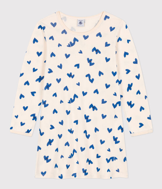 Camisón de algodón con corazón para niña blanco AVALANCHE/ MULTICO