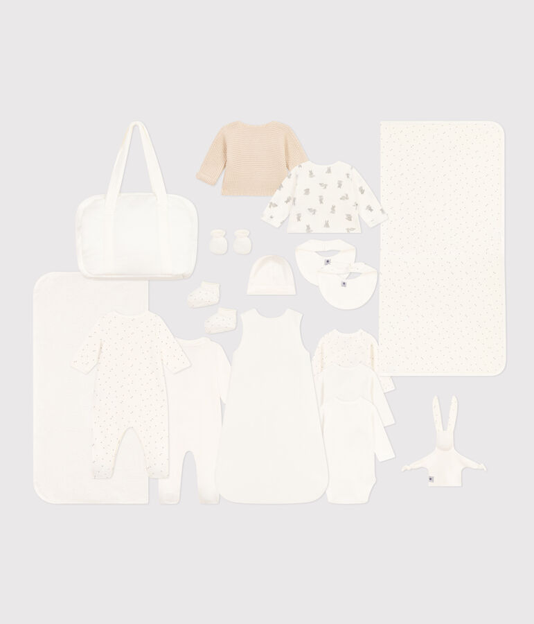 Bolsa de maternidad de algod&oacute;n multicolor