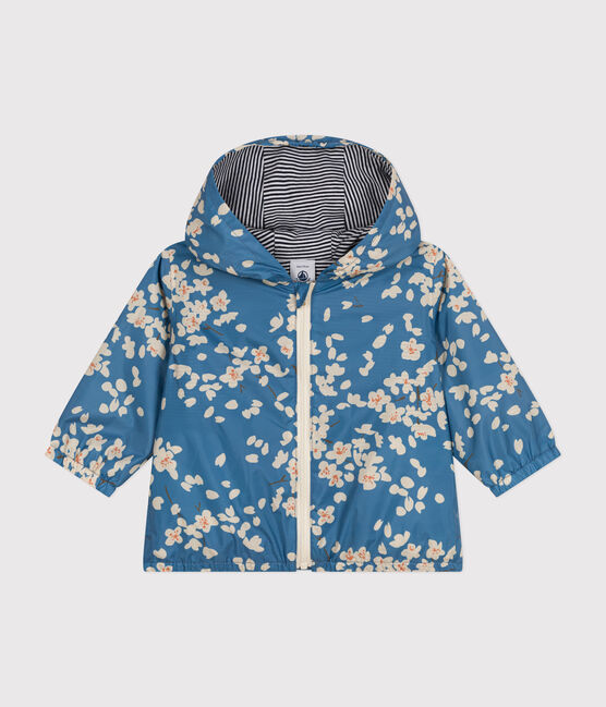 Cortavientos estampado para bebé azul BEACH/ MULTICO