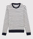 Camiseta marinera de algodón de mujer