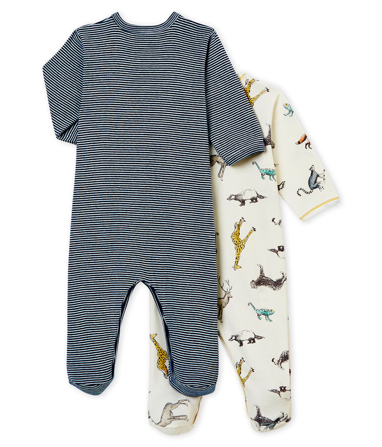 D&uacute;o de peleles para beb&eacute; ni&ntilde;o multicolor