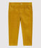 Pantalón de terciopelo de bebé. amarillo TOPAZE