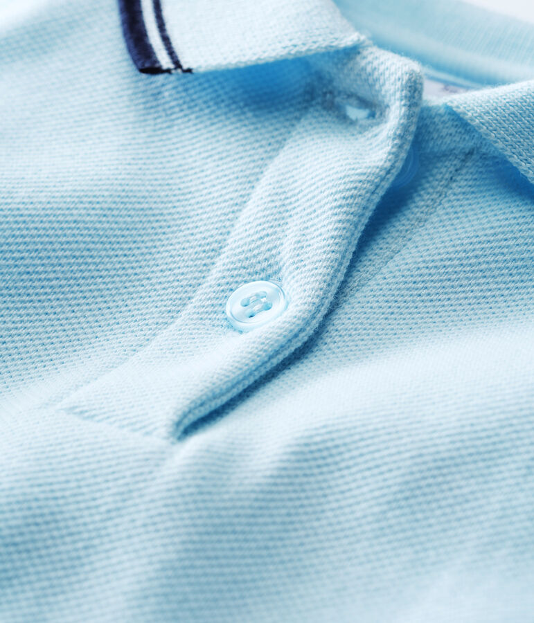 Vestido de manga corta para beb&eacute; ni&ntilde;a azul