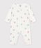 Pyjama b&eacute;b&eacute; en coton sans pieds imprim&eacute; c&oelig;urs blanco/multicolor