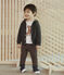 Sudadera con capucha de punto de elastano para bebé niño gris CITY CHINE