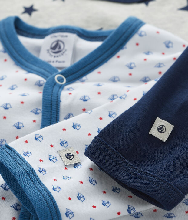 Conjunto de 2 de pijamas de punto de beb&eacute; ni&ntilde;o multicolor