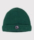 Gorro de punto tricotado con forro polar para bebé