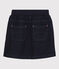 Falda de tejido vaquero de niña azul DENIM BLEU FONCE