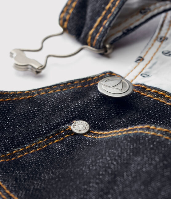 Peto largo para bebé niño azul JEAN
