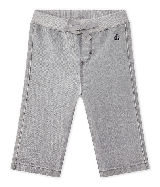 Pantalón bebé niño denim gris Gris