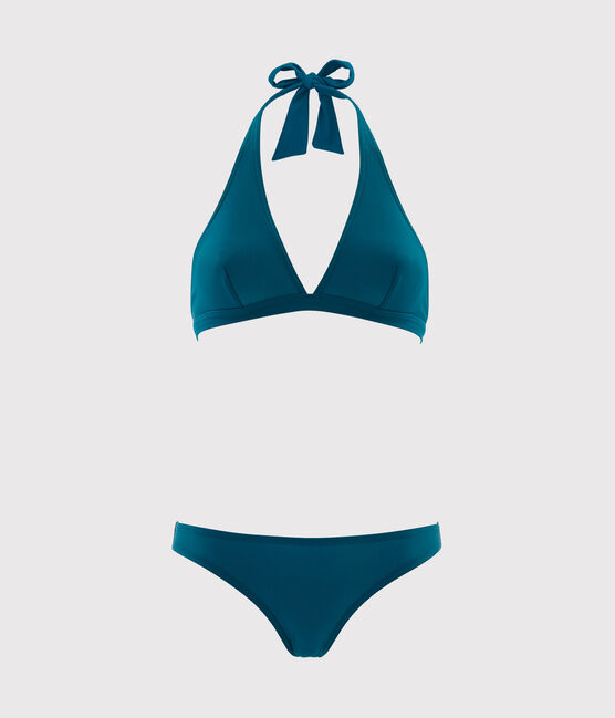 Traje de baño 2 piezas para mujer verde PINEDE