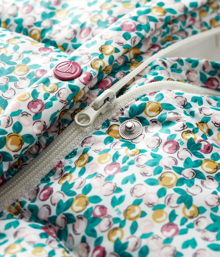 Plum&oacute;n acolchado para beb&eacute; ni&ntilde;a blanco MARSHMALLOW/blanco MULTICO