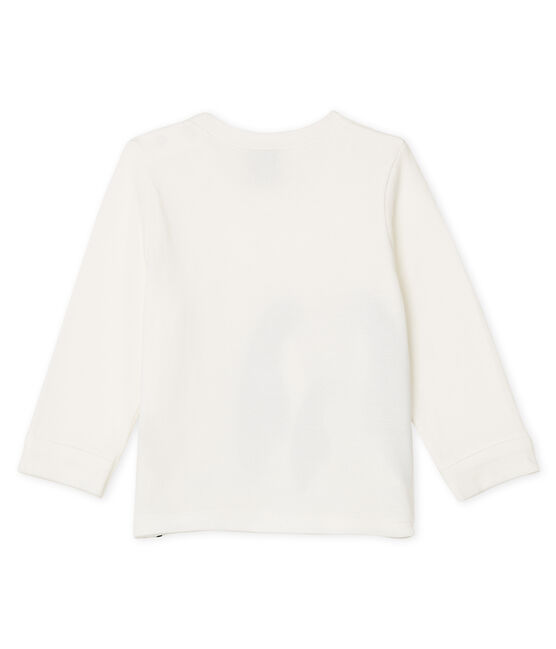 Camiseta de manga larga para bebé niño blanco MARSHMALLOW CN