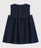 Vestido sin mangas para bebé niña azul JEANS