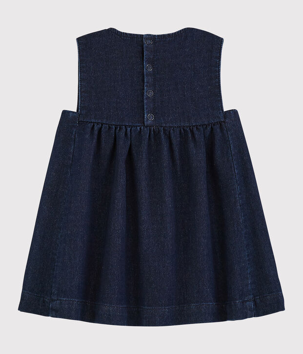 Vestido sin mangas para beb&eacute; ni&ntilde;a azul