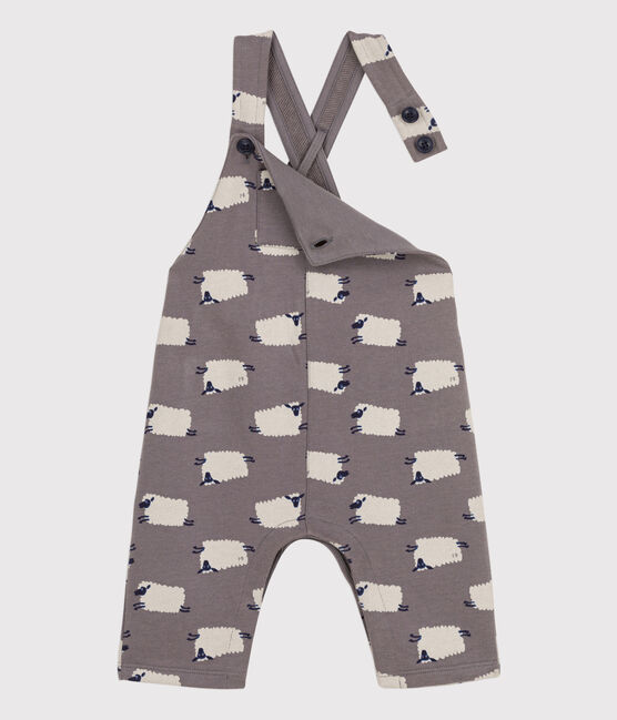 Peto largo de felpa con estampado de ovejas para bebé BONGRIS/ MULTICO