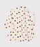 Bata polar infantil estampada blanco AVALANCHE/ MULTICO