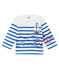 Marinera creativa para bebé niño blanco MARSHMALLOW/azul PERSE