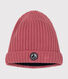 Gorro de punto tricotado con forro polar para bebé
