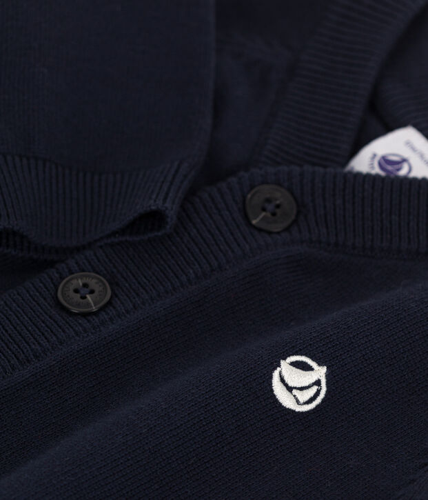 C&aacute;rdigan de algod&oacute;n liso para beb&eacute; SMOKING