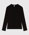Camiseta L'ICONIQUE de algodón de punto «cocotte» para mujer negro NOIR