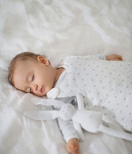 Saquito estampado para bebé unisex blanco MARSHMALLOW/blanco MULTICO