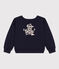 Sudadera de muletón para niño azul SMOKING