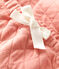 Pantalón de tejido túbico acolchado de bebé rosa PAPAYE