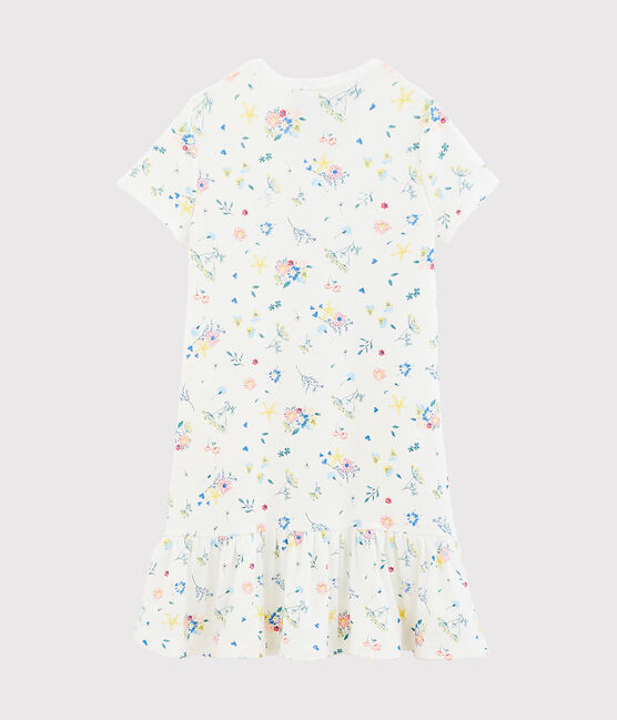 Camisón para niña pequeña con diadema blanco MARSHMALLOW/blanco MULTICO