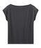 Camiseta manga corta de algodón sea island para mujer gris MAKI