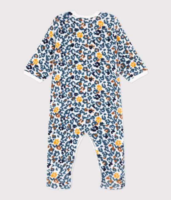 Sobrepijama de tejido polar para bebé blanco MARSHMALLOW/blanco MULTICO