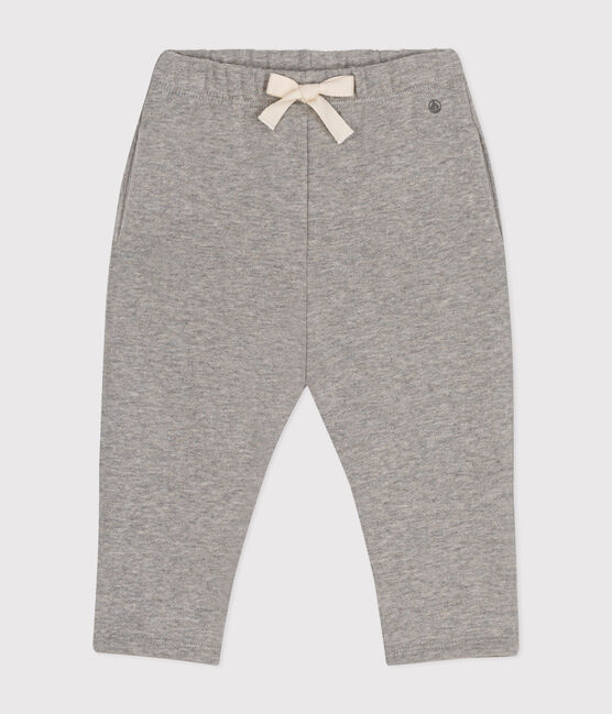 Pantalón de muletón de bebé gris CHATON CHINE