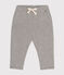 Pantalón de muletón de bebé gris CHATON CHINE
