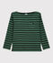 Camiseta de algodón de niña/niño verde VALLEE