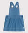 Vestido vaquero ligero sin mangas para bebé azul DENIM CLAIR
