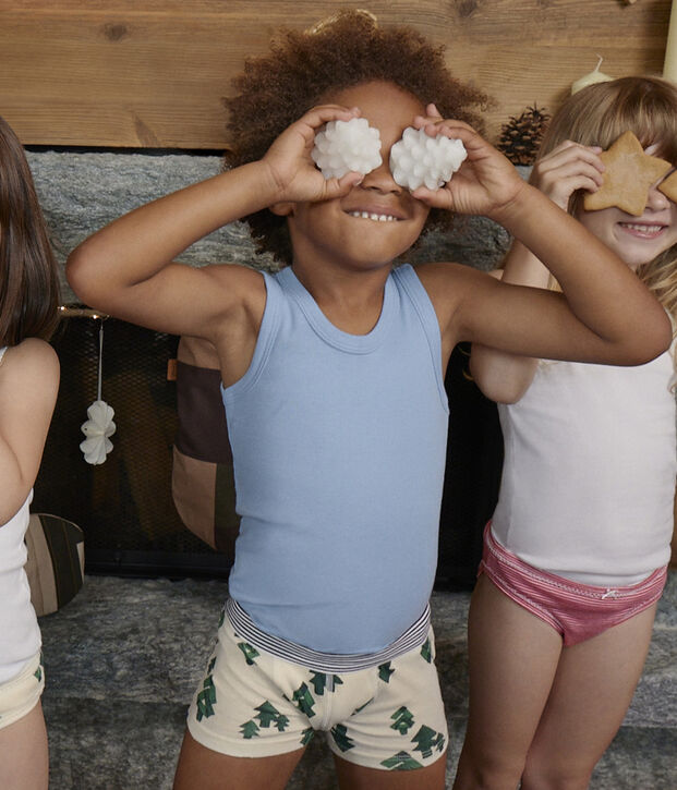 Juego de 3 b&oacute;xers de algod&oacute;n caba&ntilde;a para ni&ntilde;o multicolor