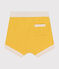 Pantalón corto de muletón ligero para bebé amarillo NECTAR
