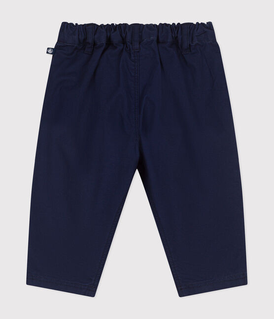 Pantalón de sarga para bebé azul MEDIEVAL
