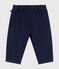 Pantalón de sarga para bebé azul MEDIEVAL