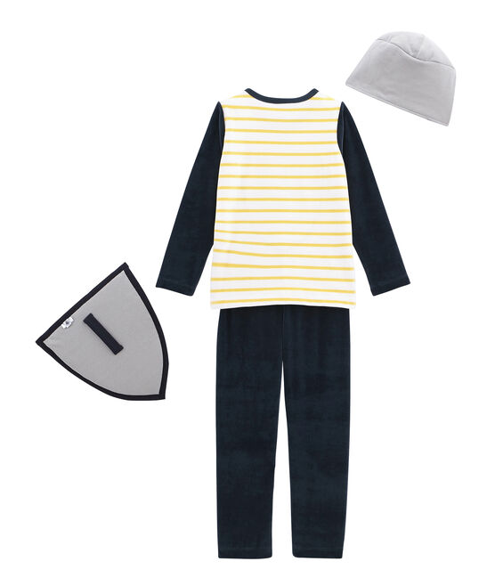 Pijama para niño azul SMOKING/blanco MULTICO