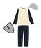 Pijama para niño azul SMOKING/blanco MULTICO